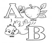 alphabet s printable apple and birdfe15