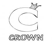 crown c s alphabet7351