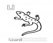 lizard alphabet s freedee8