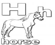 horse alphabet s printablee6e4
