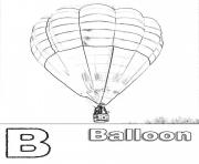 balloon b alphabet s7328