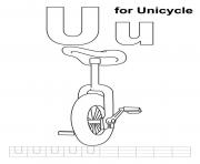 unicycle alphabet s free60dc