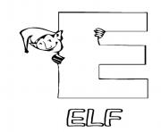 elf alphabet s free578e