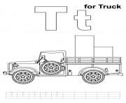 alphabet  t for truck4b31