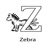 alphabet s zebra1845