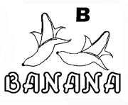 alphabet s banana in b colorc66b