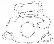 cute bear in o alphabet s2865