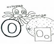 octopus and orange alphabet sfd5e