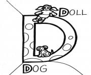 dog and doll printable alphabet s9244