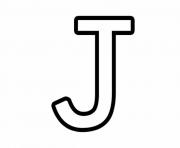 letter j free alphabet 651a