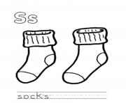 socks alphabet 4a36