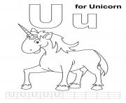 u is for unicorn alphabet s freed3ce