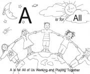 Printable alphabet s printable a is for all1948 coloring pages
