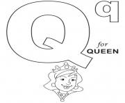 q is for queen alphabet sd5d7
