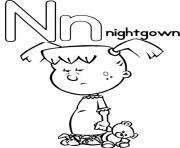 nightgown free alphabet s35f6