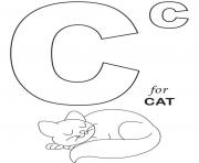 printable c for cat s alphabetb999