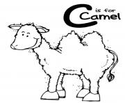 coloring pages alphabet c is for camel7d67