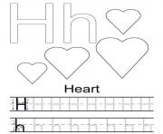 h for hearts alphabet s printable3ce3