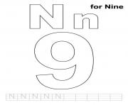 n for nine free alphabet s109c