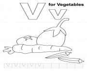 alphabet s v for vegetablescb2e
