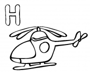 h is for helicopter alphabet 4f50