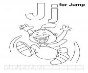 j is for jump alphabet d31b