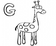 giraffe s alphabet ga864