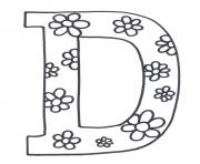 flowerish d printable alphabet sd0a2