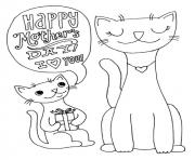 happy mothers day cats animal s2691