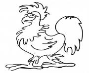 printable farm animal s rooster776c