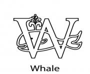 animal whale free alphabet s88f6