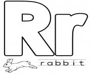 animal rabbit free alphabet sa1af
