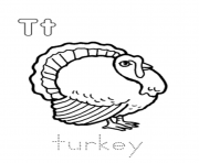 animal turkey alphabet d0ed
