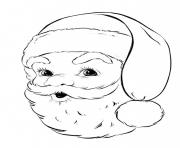 face of santa s free printable805b