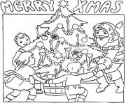 colouring pages for children christmasf68b