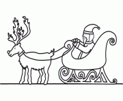 coloring pages of santa claus and sleighafe8