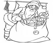 santa preparing gifts christmas s printable020f