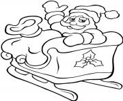 printable s christmas santa with his sleigh39e9