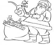 coloring pages of santa play with toysfe1e