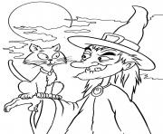 coloring pages print out witch halloween1ec6