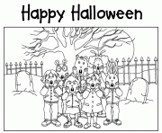 coloring pages for kids halloween scary7958