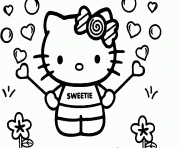 sweet hello kitty coloring page for girlsc1b2