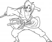 coloring pages anime sasuke of naruto shippudencb91