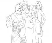 coloring pages anime naruto teamce93