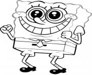 coloring pages for kids spongebob big smilee4ad