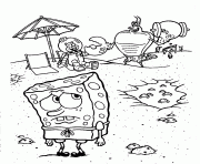 lonely spongebob coloring page251f