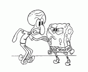 coloring pages for kids spongebob and squidward68c2