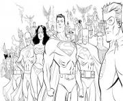 all heroes including superman s for printe4af