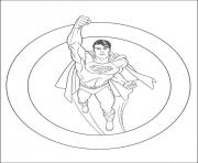 superman in a circle coloring page5a20