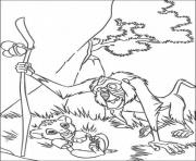 Printable rafiki and simba 5e8b coloring pages